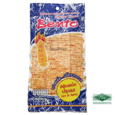 Bento Seafood Snack Hot and Spicy Flavour 24g